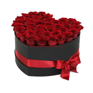 Contenitore di regalo di compleanno del contenitore di regalo di compleanno del contenitore di acquisto del fiore di colore rosa di logo su ordinazione