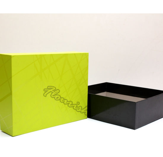 Confezione di sandali da uomo in cartone verde