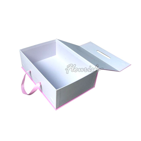 Contenitore di regalo del bigné del biscotto di cottura della carta patinata di stampa di colore pieno di logo dell'OEM