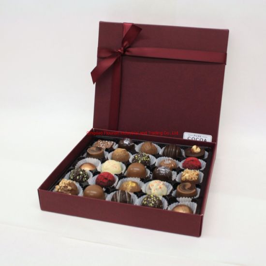 Contenitore di regalo classico di caramelle di rettangolo rettangolo
