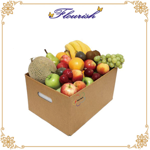 Scatola di carta ondulata d'imballaggio del cartone di stoccaggio del magazzino per la frutta e le verdure