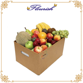 Scatola di carta ondulata d'imballaggio del cartone di stoccaggio del magazzino per la frutta e le verdure