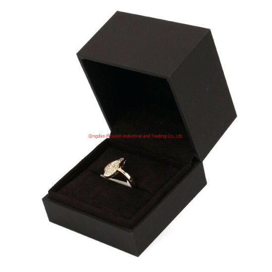 Scatola di carta per imballaggio di alta qualità a forma di quadrato con anello a forma di collana di gioielli