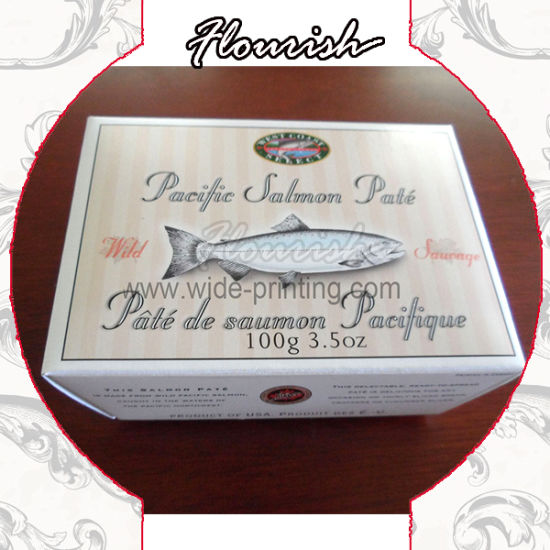 Scatola di cartone ondulata bianca classica per imballaggio di lattine in salamoia