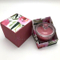 Scatola di immagazzinaggio con set di candele e coperchio di carta grigia personalizzati
