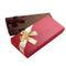 Confezione regalo in carta di lino color bordeaux