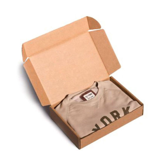 Scatola di carta Kraft per l'accappatoio da uomo tipo finestra