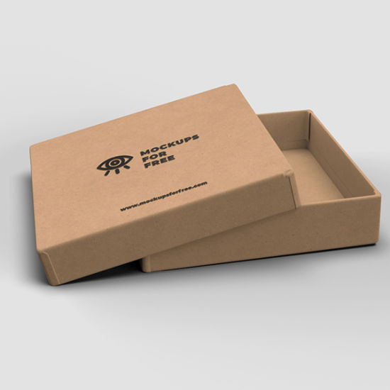 Scatola di carta Kraft per l'accappatoio da uomo tipo finestra