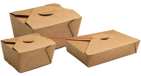 Fast Food biodegradabile Easy Pack resistente al grasso da asporto