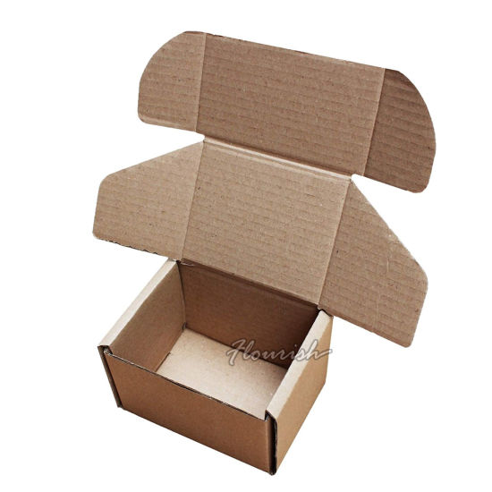 Scatola di cartone Mailer Shopping bianco formato personalizzato