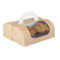 Scatola per cupcake ecologica in carta kraft per panetteria