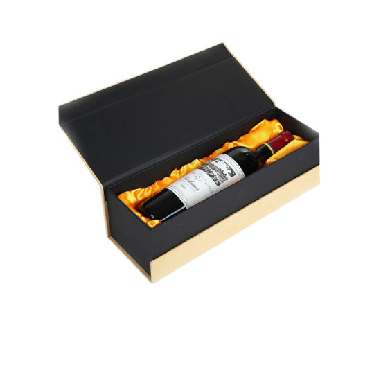 Scatola di cartone d'imballaggio del regalo dello Champagne del vino di evento su ordinazione per lei