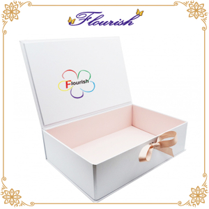 Contenitore di regalo del bigné del biscotto di cottura della carta patinata di stampa di colore pieno di logo dell'OEM