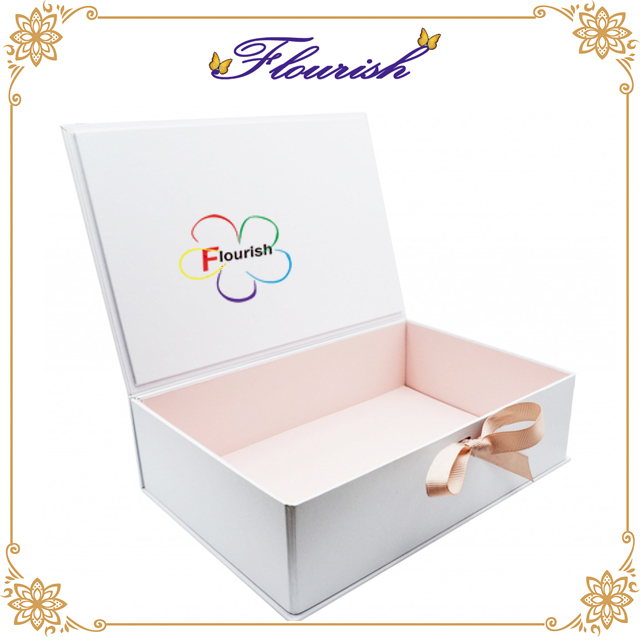 Contenitore di regalo del bigné del biscotto di cottura della carta patinata di stampa di colore pieno di logo dell'OEM