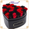 Contenitore di regalo del biscotto del cioccolato del fiore a forma di cuore su ordinazione