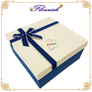 Scatola da imballaggio premium per cintura di colore blu, confezione regalo per ragazzo