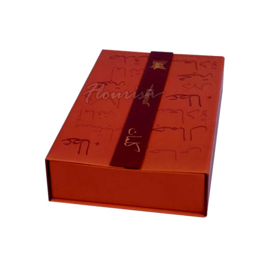 Confezione regalo rigida in bustina di tè in cartone rigido rettangolo