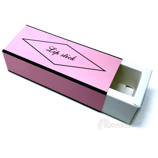 Scatole di immagazzinaggio del profumo del rossetto delle ragazze di carta operate rettangolari