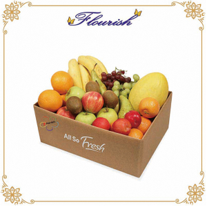 Scatola di carta ondulata di colore marrone per imballaggi di frutta