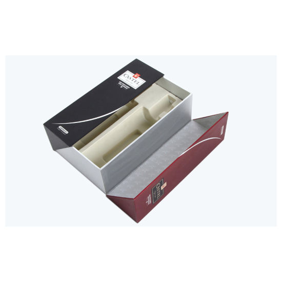 Scatola per tubi triangolari champagne resistente, resistente, in carta ondulata, resistente