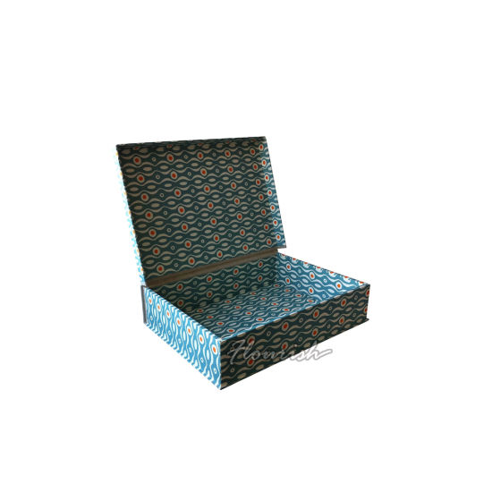 Scatola da imballaggio premium per cintura di colore blu, confezione regalo per ragazzo