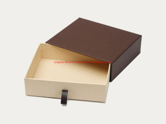 Confezione regalo orologio scorrevole grigio stampato logo OEM