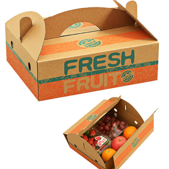 Scatola di frutta di cartone di Diening stampa personalizzata