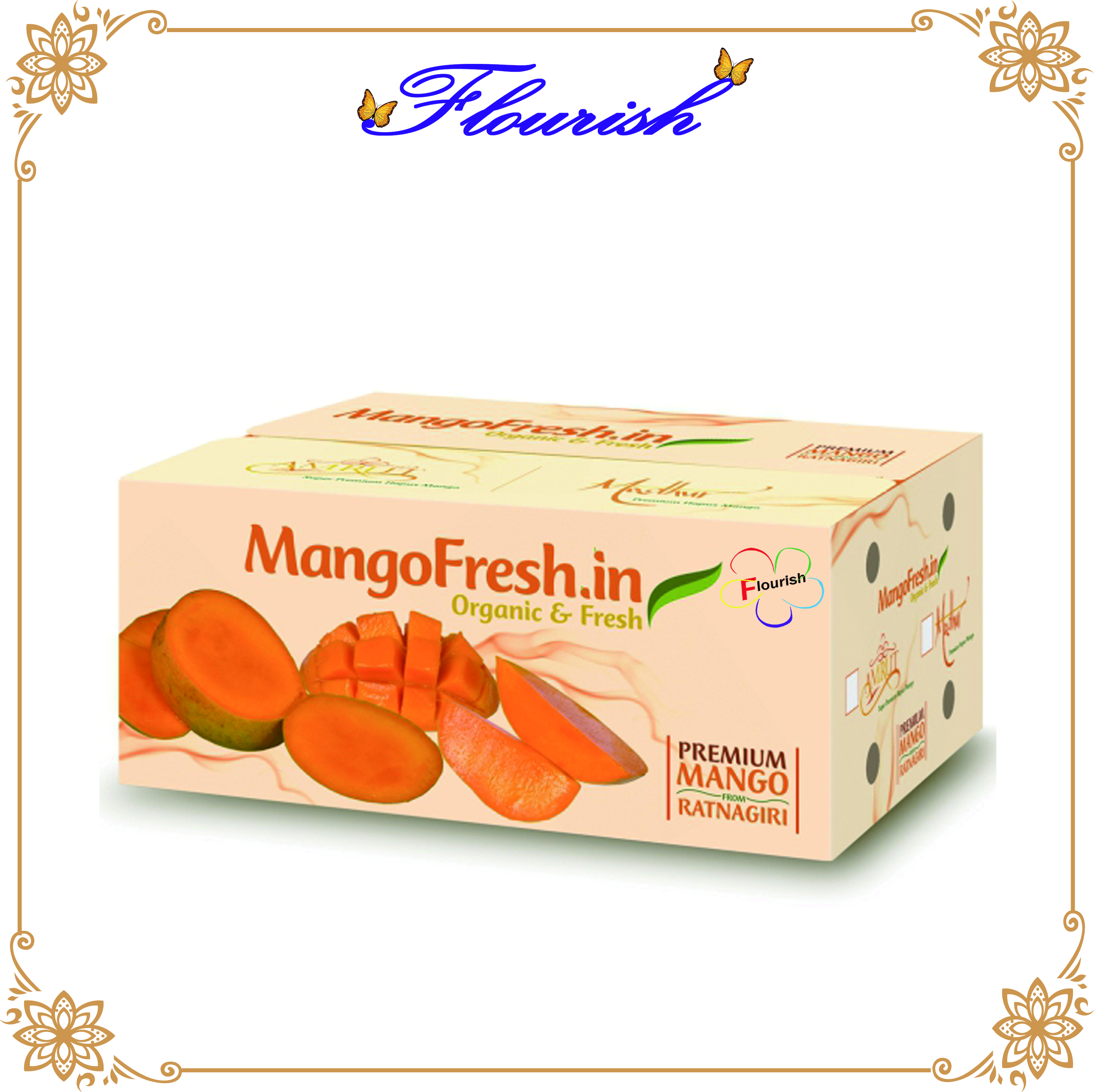 Scatola di carta d'imballaggio biodegradabile della verdura della frutta fresca del commestibile per il supermercato