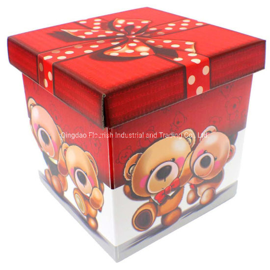 Scatola di carta d'imballaggio del regalo di sorpresa del dolce di cioccolato di festival stagionale di grande formato della stagnola calda
