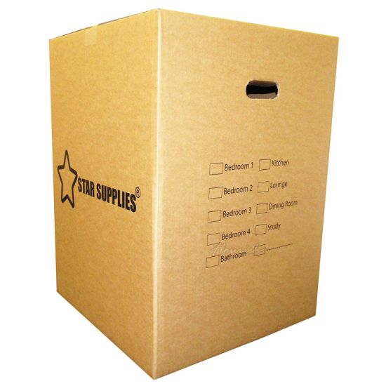 Scatola d'imballaggio commovente della TV commovente della carta ondulata di Brown di dimensione su ordinazione