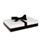 Confezione regalo sorprendente a forma di coperchio e rettangolo con nastro