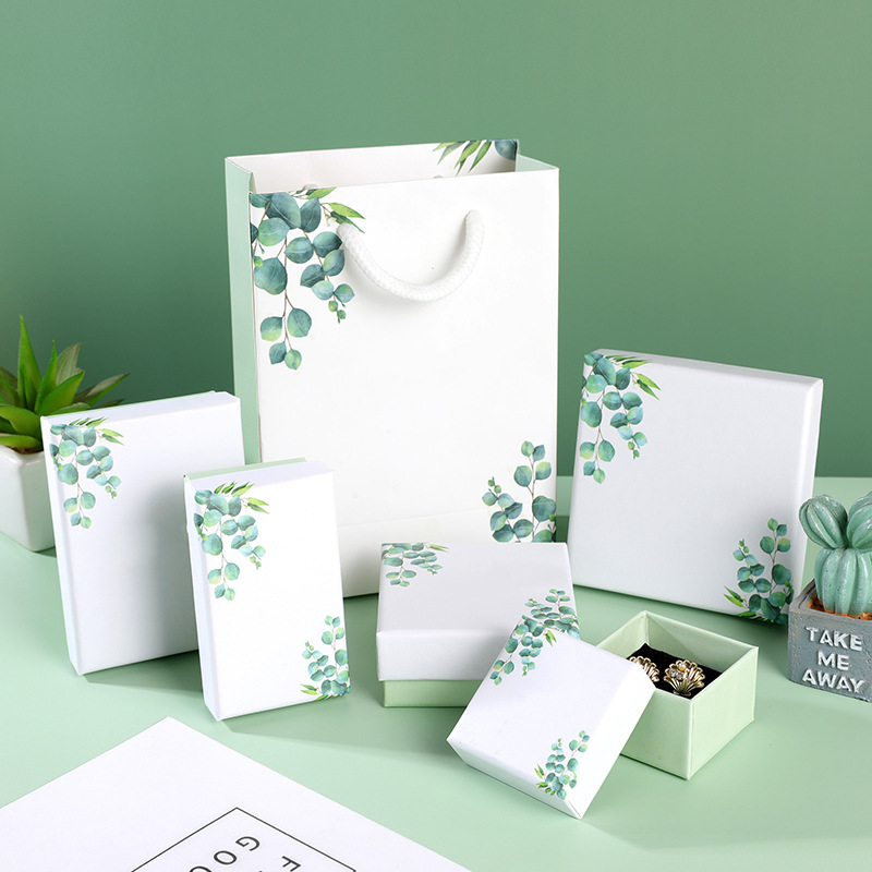 Confezione regalo di gioielli di lusso con stampa logo personalizzato all'ingrosso in Cina