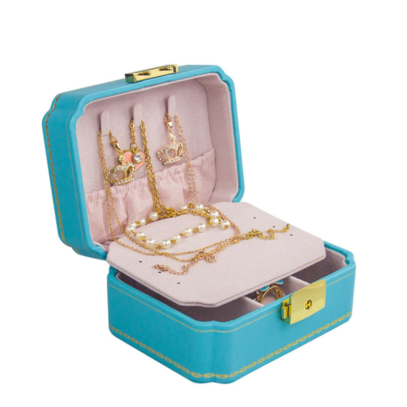 Confezione regalo in pelle PU all'ingrosso del produttore della Cina, scatola di gioielli