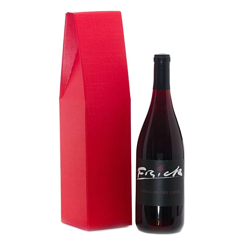 Nuovi arrivi Scatola per imballaggio per bottiglie di vino in carta ondulata