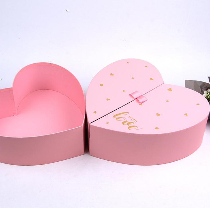 Confezione regalo di fiori di carta di cartone all'ingrosso per l'imballaggio di rose