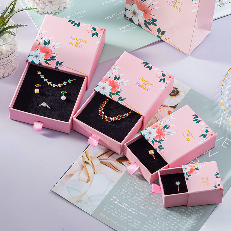 Scatola per cassetti con stampa logo personalizzato all'ingrosso con inserto