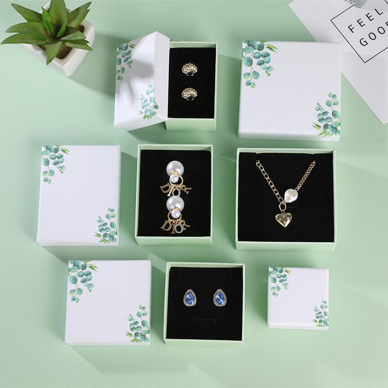 Confezione regalo di gioielli di lusso con stampa logo personalizzato all'ingrosso in Cina