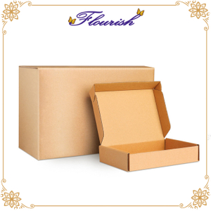 Scatola di immagazzinaggio della maglietta degli uomini pieganti facili della carta kraft del pacchetto piano