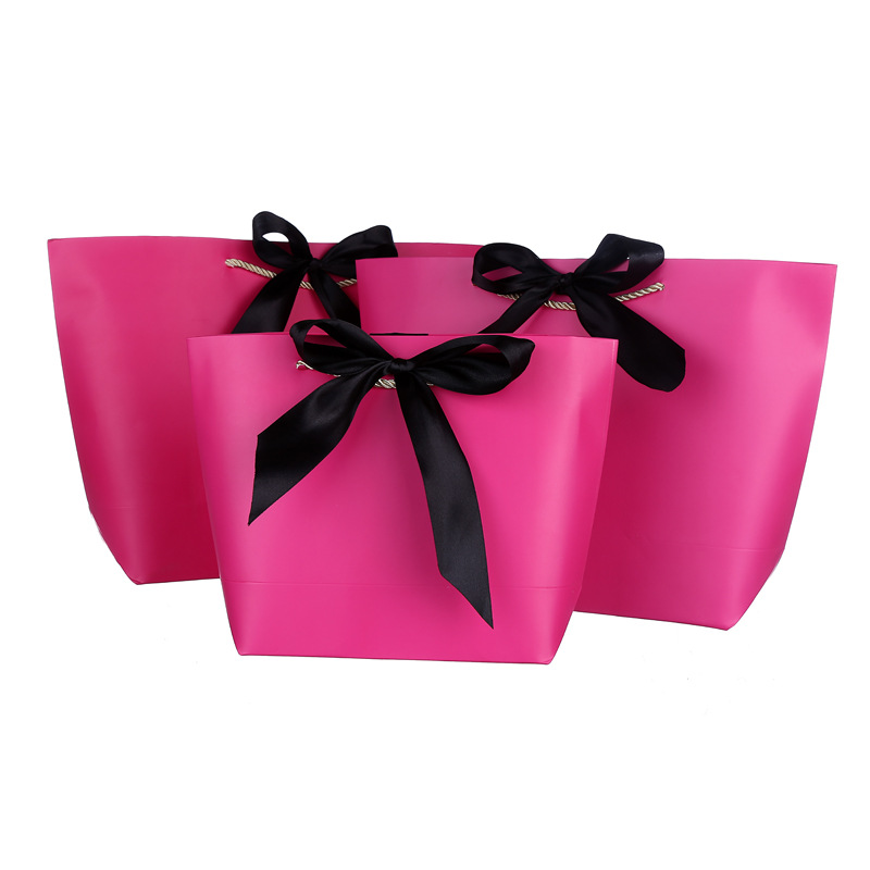 Sacchetti regalo di carta per lo shopping di moda all'ingrosso del produttore della Cina