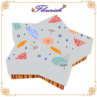 Confezione regalo di caramelle di Natale a forma di stella per bambini