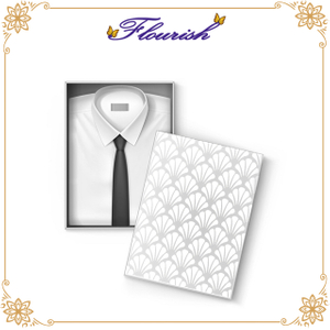 Coperchio e scatola di base per la conservazione della camicia in cartone con logo personalizzato