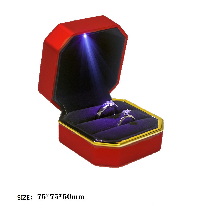 Confezione regalo di plastica di lusso all'ingrosso del produttore della Cina, scatola di gioielli