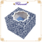 Scatola per torte di finestra di Diecut di colore blu navy operata di fantasia dell'elemento