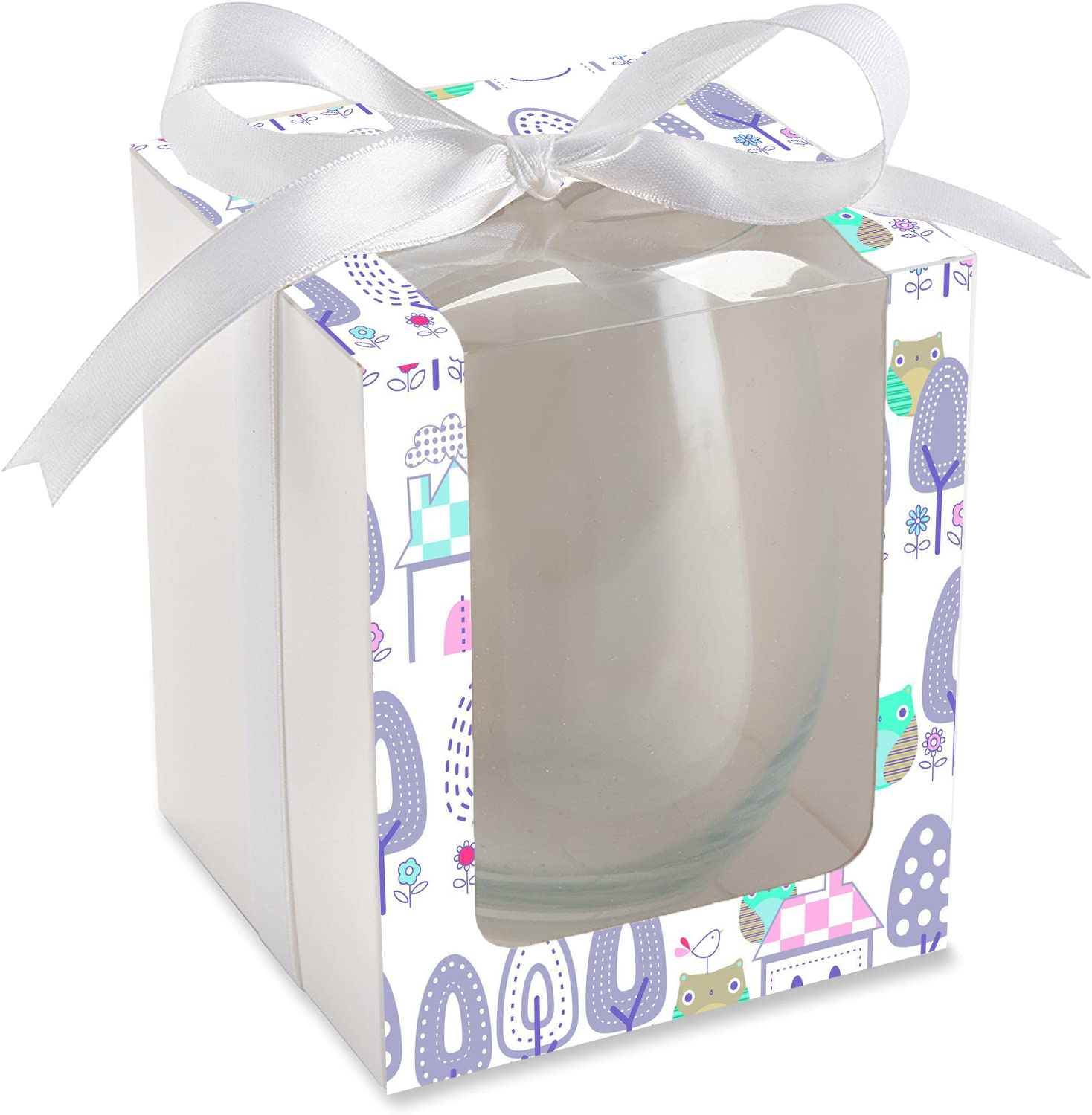 Confezione regalo personalizzata in vetro di birra in carta Kraft