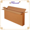 Scatola d'imballaggio commovente della TV commovente della carta ondulata di Brown di dimensione su ordinazione