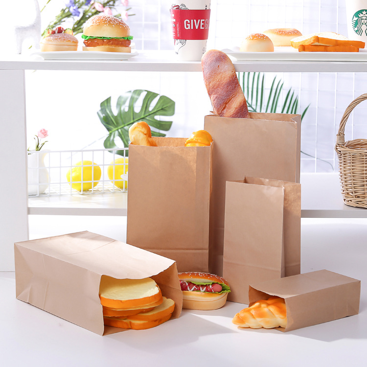 Sacchetto di carta kraft ecologico per alimenti all'ingrosso del produttore cinese