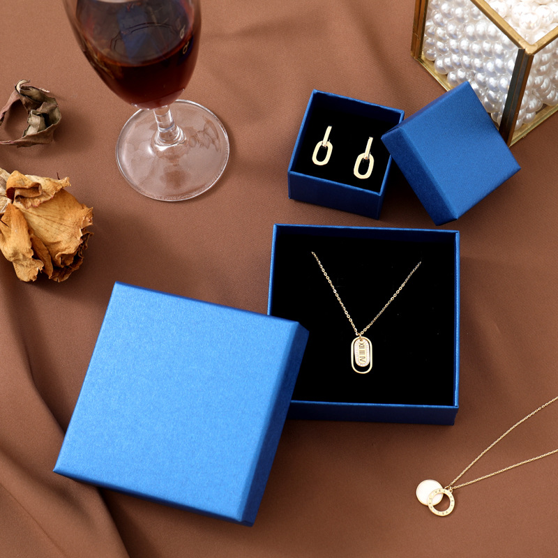 Confezione regalo di gioielli di lusso con stampa logo personalizzato all'ingrosso in Cina
