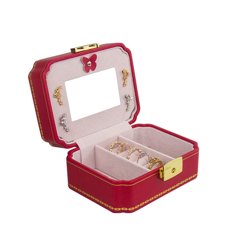 Confezione regalo in pelle PU all'ingrosso del produttore della Cina, scatola di gioielli