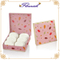 Confezione regalo di sapone per la doccia per bambini in cartone rosa che timbra oro adorabile