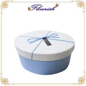 Confezione regalo speciale in cartone ovale in carta